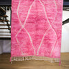Tapis berbère M’rirt rose – 246 x 157 cm – Noué à la main au Maroc