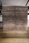 Tapis berbère M’rirt couleur tabac – 194 x 261 cm – Noué à la main au Maroc